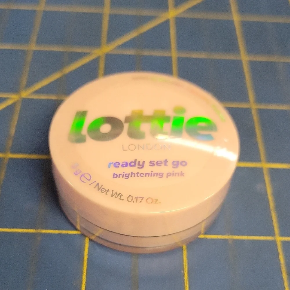 Lottie London Ready Set Go Brightening Pink Powder 5g New Sealed Jar